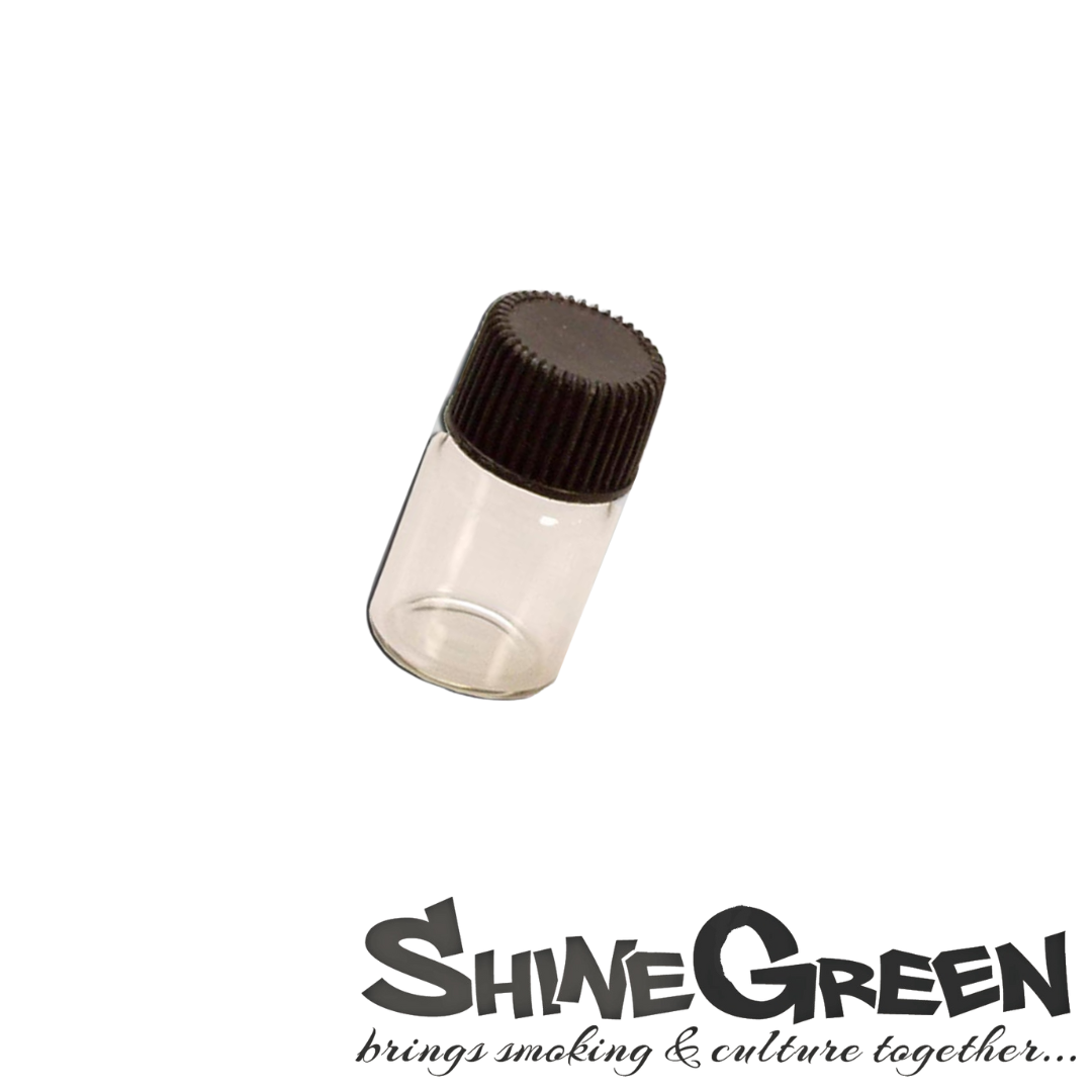Fläschchen, Glas, Braun, 6ml